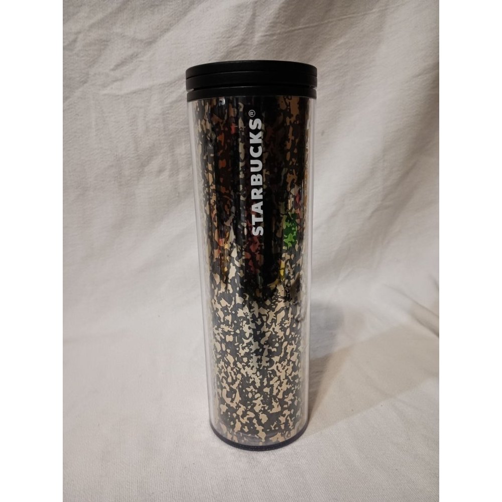 starbucks black and gold tumbler